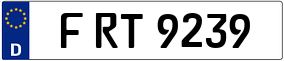 Truck License Plate